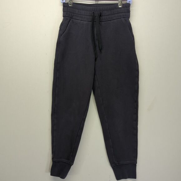 Public Rec Pants - Public Rec Jogger Pima Cotton Blend Sweatpants Faded Black Womens 26/26 XS